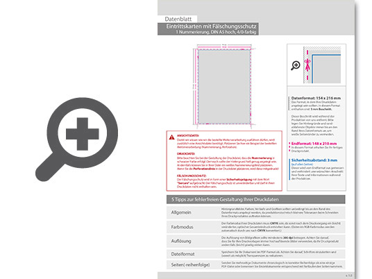 Product Bild eintrittskarte_mit_f__lschungsschutz_din_a5__1x_nummeriert_(4_0_einseitig_bedruckt)